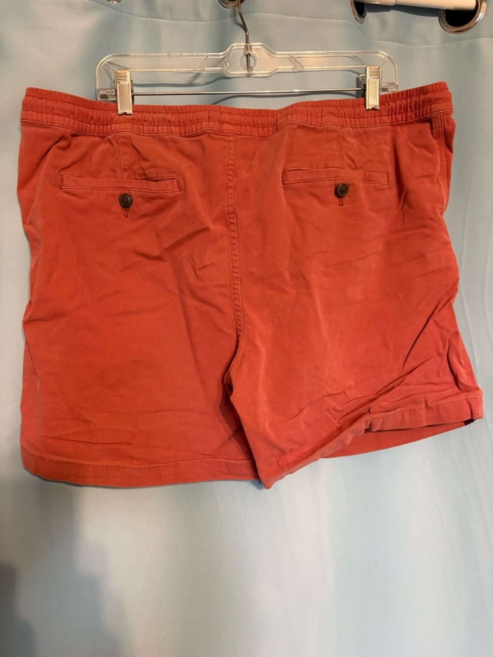 Goodthreads Rust Red Drawstring Athletic Shorts - Picture 3 of 3